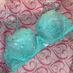 VS PINK The Date Bra Bling Lightly Lined Bra